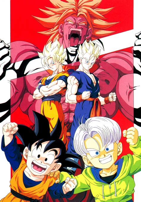 The super incredible guy), also known as dragon ball z: 80s & 90s Dragon Ball Art — Poster art for the 10th Dragon Ball Z movie "The...