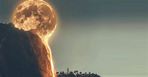 Moon Melting Into Waterfall 7 Awe Inspiring Images Sure To Delight