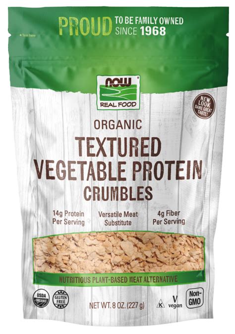 Textured Soy Protein Granules Now Foods