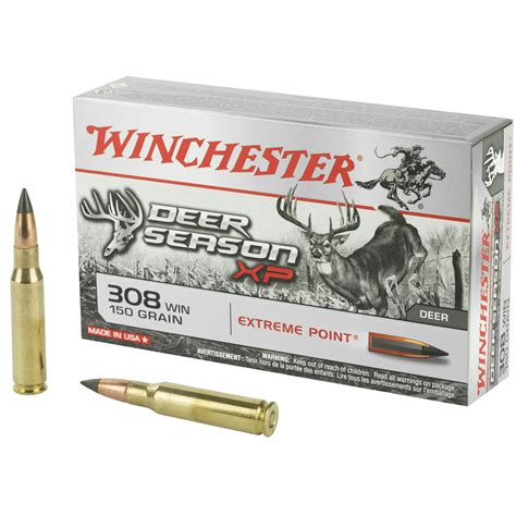 Winchester Deer Season 308 Winchester 150gr Extreme Point 20 Round Box