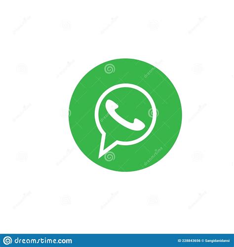 Editorial Whatsapp Logo Green Icon 136704202