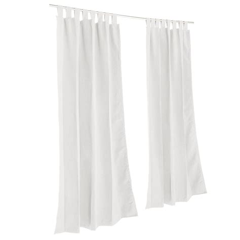 Canvas White Grommet Sunbrella Outdoor Curtains