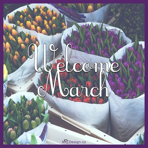 Welcome March Images For Instagram And Facebook