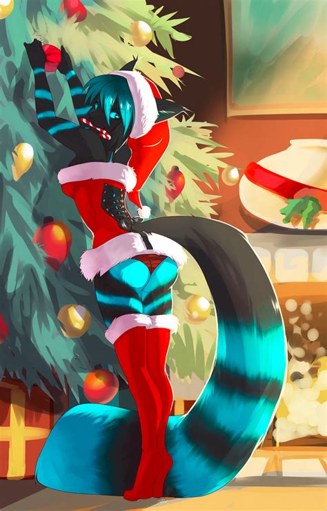 Check out amazing cat_furry artwork on deviantart. Decorating the tree by KisharraCat on DeviantArt