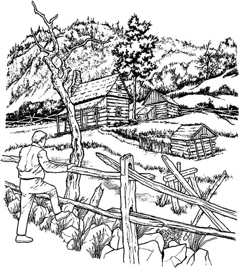 De dakboerin hoe ziet een vlekken tekenen koe ภาพวาด boerderij. Leuk voor kids - boerderij