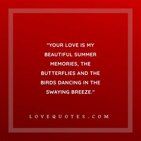 My Beautiful Summer Love Quotes