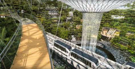 When having waiting time in changi airport don't miss this fantastic waterfall. Jewel Changi Airport waterfall by WET « Inhabitat - Green ...