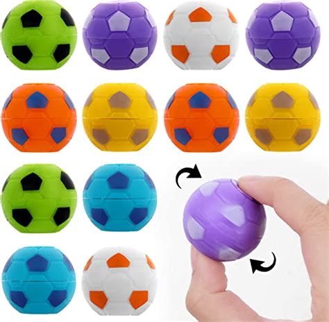 PCS Soccer Ball Spinner Small Hand Fidget Spinner Soccer Balls CM Rotatable Fidget