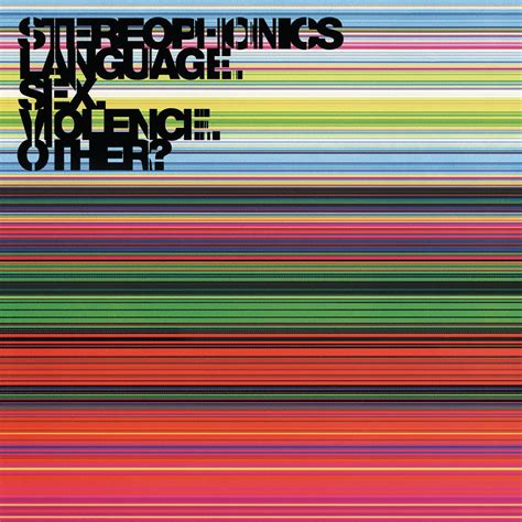 ‎languagesexviolenceother By Stereophonics On Apple Music