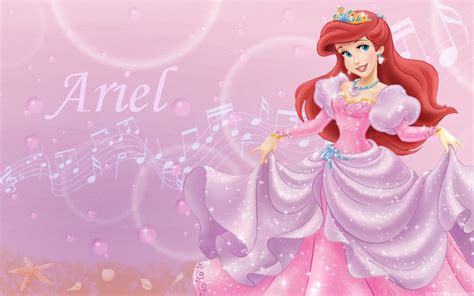ariel in pink the little mermaid wallpaper 23915992 fanpop