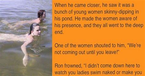 This Man Caught Naked Women Bathing In His Pond His Answer Is Brilliant The Discover Reality