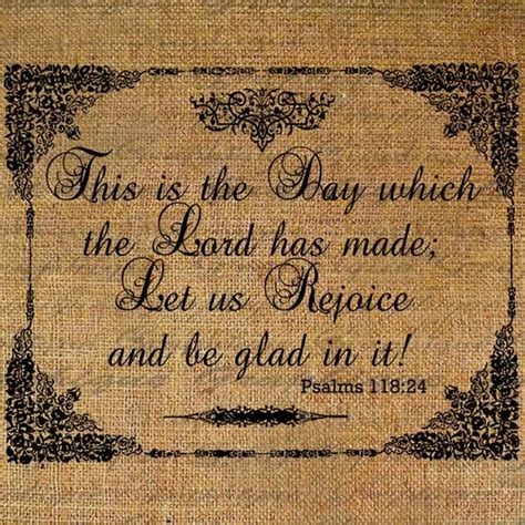 This Is The Day The Lord Has Made Bible Quote Psalm 118 Verse Etsy