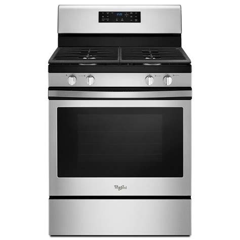 Whirlpool 30 In 50 Cu Ft Gas Range Convection In Stainless Steel
