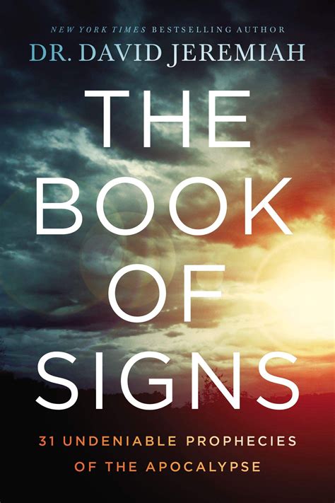 The Book Of Signs 31 Undeniable Harbingers Of The Apocalypse Dr