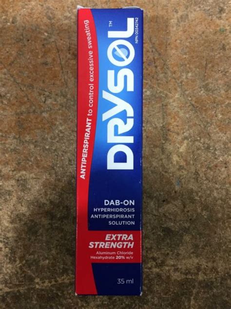 Drysol Antiperspirant Solution Extra Strength 20 Dab On 35ml For Sale