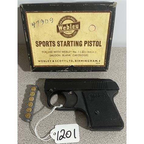 Webley Starting Pistol W 22 Cal Blanks No Pal Required