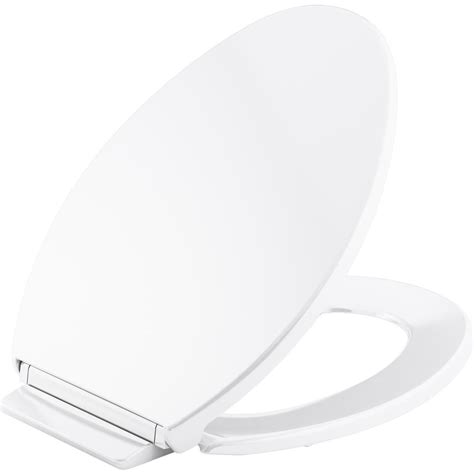 Kohler Highline Quiet Close Elongated Closed Front Toilet Seat In White