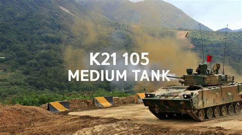 South Koreas K21 105 Medium Tank In Action Youtube