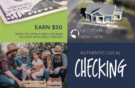 Using your secured credit card helps build a credit history with the three major credit bureaus. Earn $50 by Opening a Checking Account with Direct Deposit | County FCU