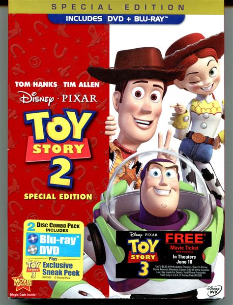 Toy Story 2 Blu Ray 2010 Dvd 2 Disc Set Special Edition