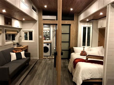 Couples Expanding Tiny House On Wheels Almost Doubles In Space With
