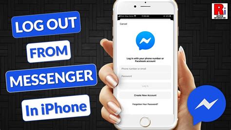 How To Log Out From Facebook Messenger In Iphone Youtube