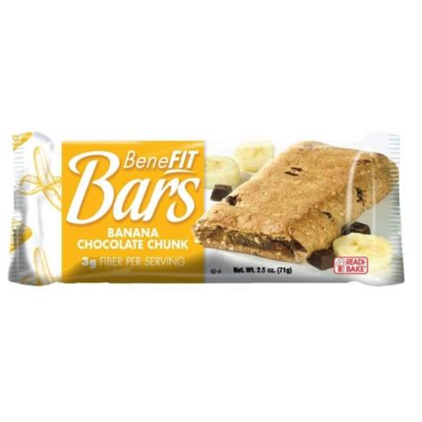 Readi Bake Benefit Bars Banana Chocolate Chunk Ounce Per Case