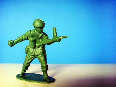 Green Toy Soldier Cross Process Effect From Within Photosh Flickr