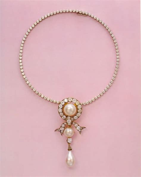 A Diamond And Pearl Necklace That Belonged To Empress Marie Feodorovna