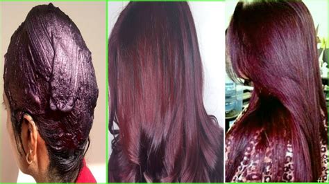 How To Colour Your Hair Naturally At Home 100 Natural Burgundy