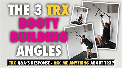 Trx Booty Building Angles Using 3 Specific Intent Exercises⁣ Fitness