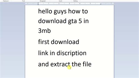 How To Install Gta 5 In 3mb Youtube