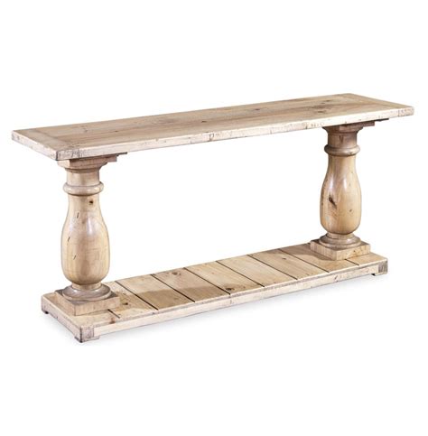 Ludlum Reclaimed Wood Rustic Light Pine Console Table