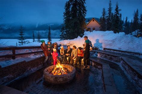 Winter Campfire Spots In Banff National Park Skibig3