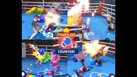Mario Sonic At The Olympic Games Tokyo Gameplay Boxing Peach Blaze Daisy Amy