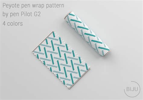 Peyote Bead Pen Pattern Pattern For G2 Pen By Pilot In Pdf Etsy