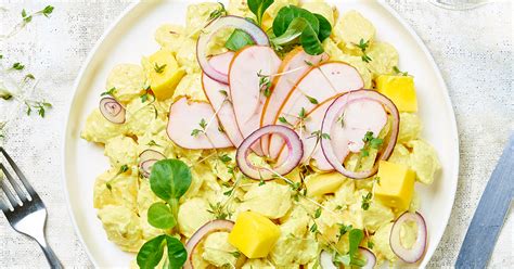 Aardappelsalade Met Gerookte Kip Mango En Kerriemayonaise Zelf Maken Lees Hier Het Heerlijke