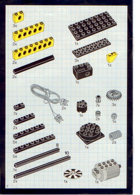 Lego 1092 Technic Control Ii Instructions Dacta