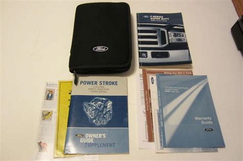 Sell Ford 2005 F250 F350 Super Duty Owners Manual With Power Stroke