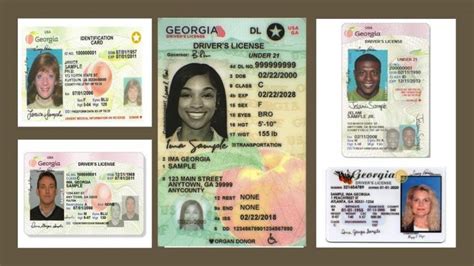 Georgia Id Card Template