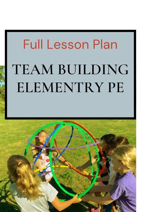 team building lesson plan elementary problem solving activities and game s problem solving