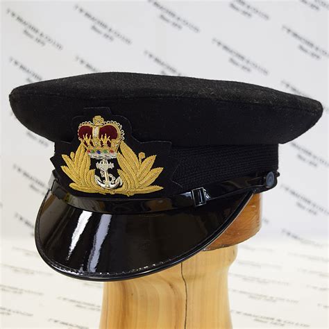 Royal Navy Blue Top Cap With Badge Tw Bracher And Co Ltd