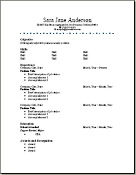 resume resume   resume template downloads