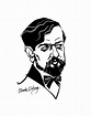 Claude Debussy Drawing by Irina Ivanova