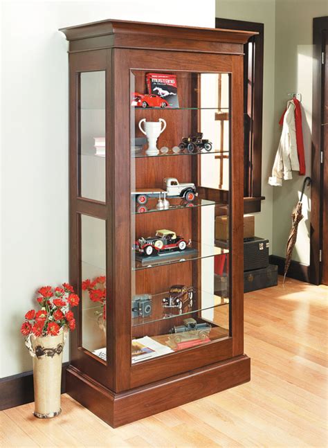 Display Cabinet Woodworking Project Woodsmith Plans