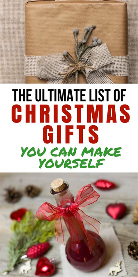 Maybe you would like to learn more about one of these? The Ultimate List of Homemade Christmas Gifts