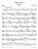 Brahms Symphony No. 4 Violin I Part by Blair Milton