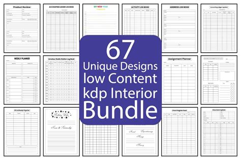 Low Content Kdp Interior Bundle Bundle Creative Fabrica