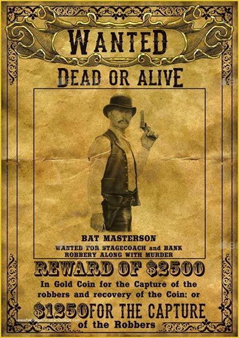 Wild West Wanted Poster Template Free Of 23 Best Wanted Poster Template