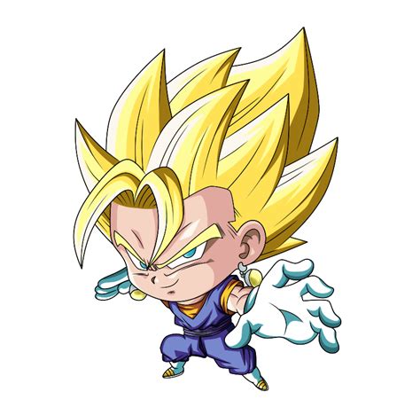 Vegetto Ssj Chibi 1 By Ssjrose890 On Deviantart Chibi Dibujos